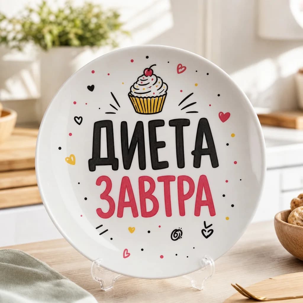 Тарелка «Диета завтра»