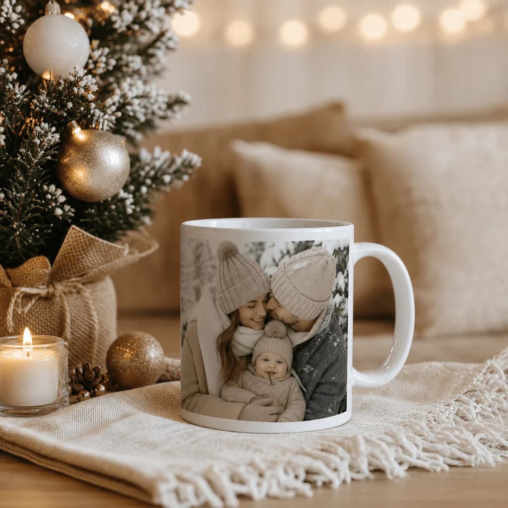 Новогодние подарки с фото