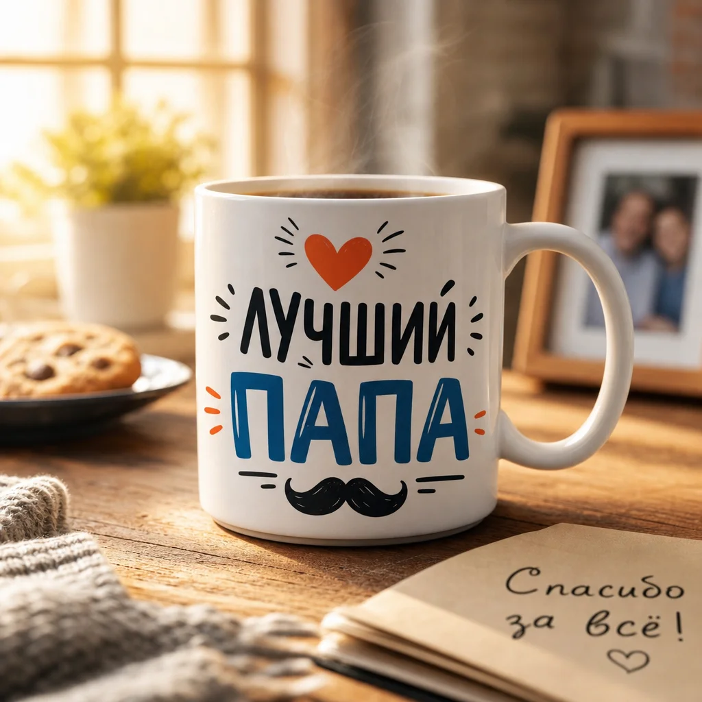 Кружка «Лучший папа» — фото 1
